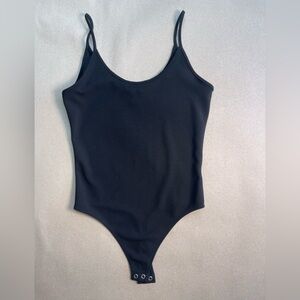 Express Black Spaghetti Strap Bodysuit